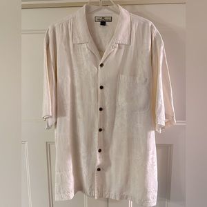 Tommy Bahama Men’s Relax Button Up Short Sleeve Hawaiian Silk Shirt XL, like new